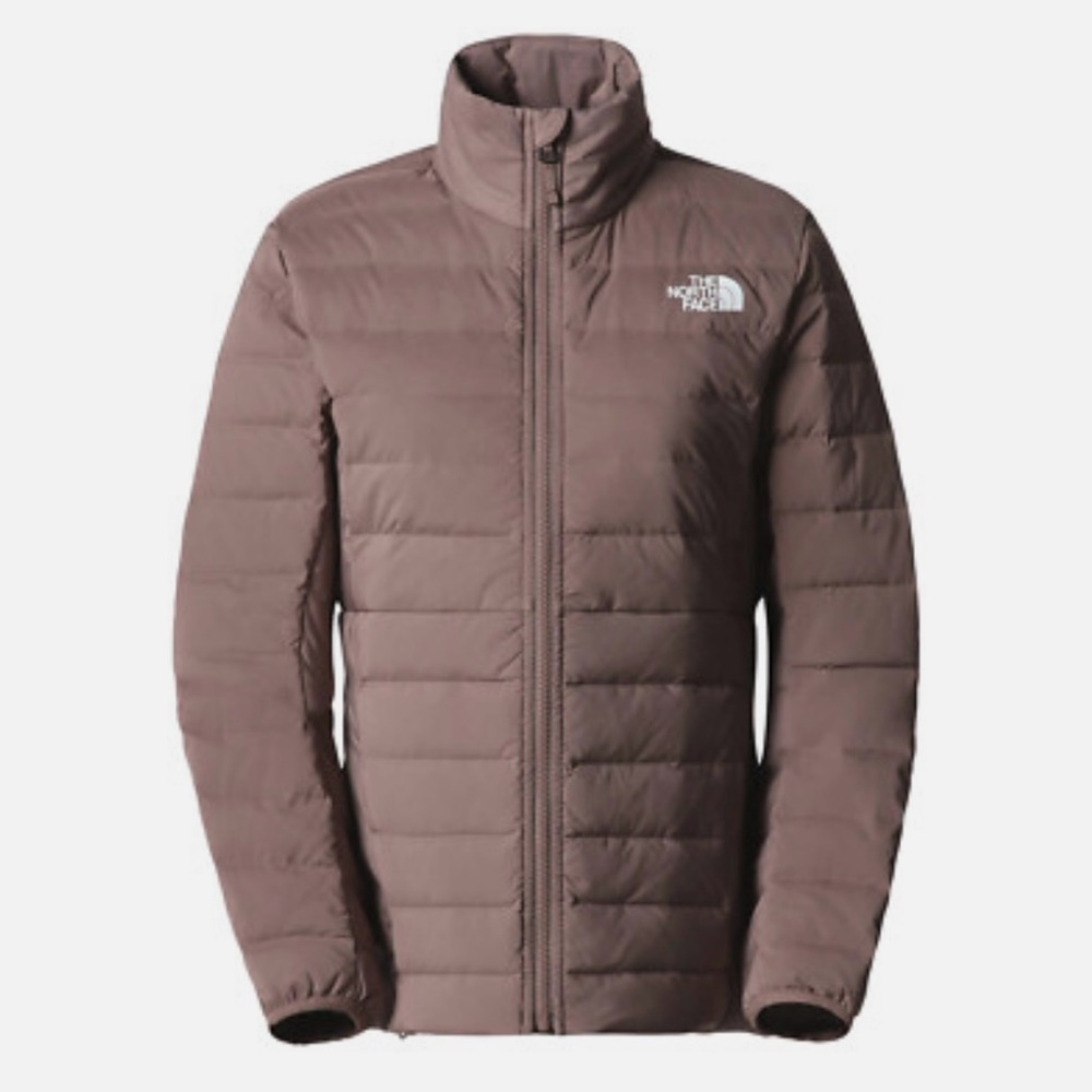 Women's The North Face Taupe Belleview Stretch 600 Down Jacket New